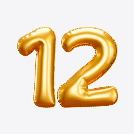 12th Birthday Invitations