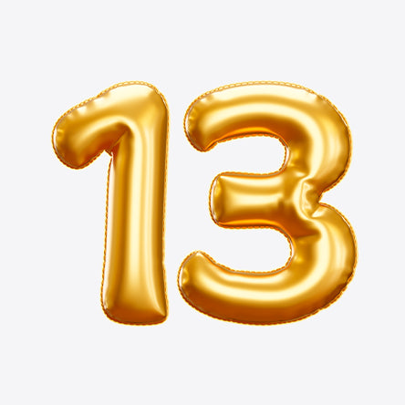 13th Birthday Invitations