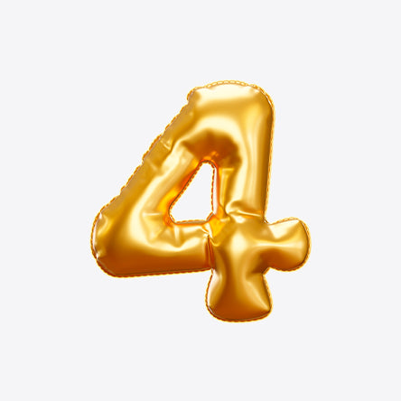 4th Birthday Invitations