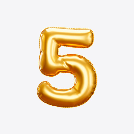 5th Birthday Invitations