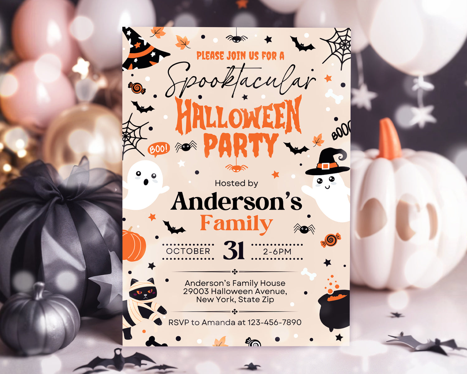 Halloween Party Invitations