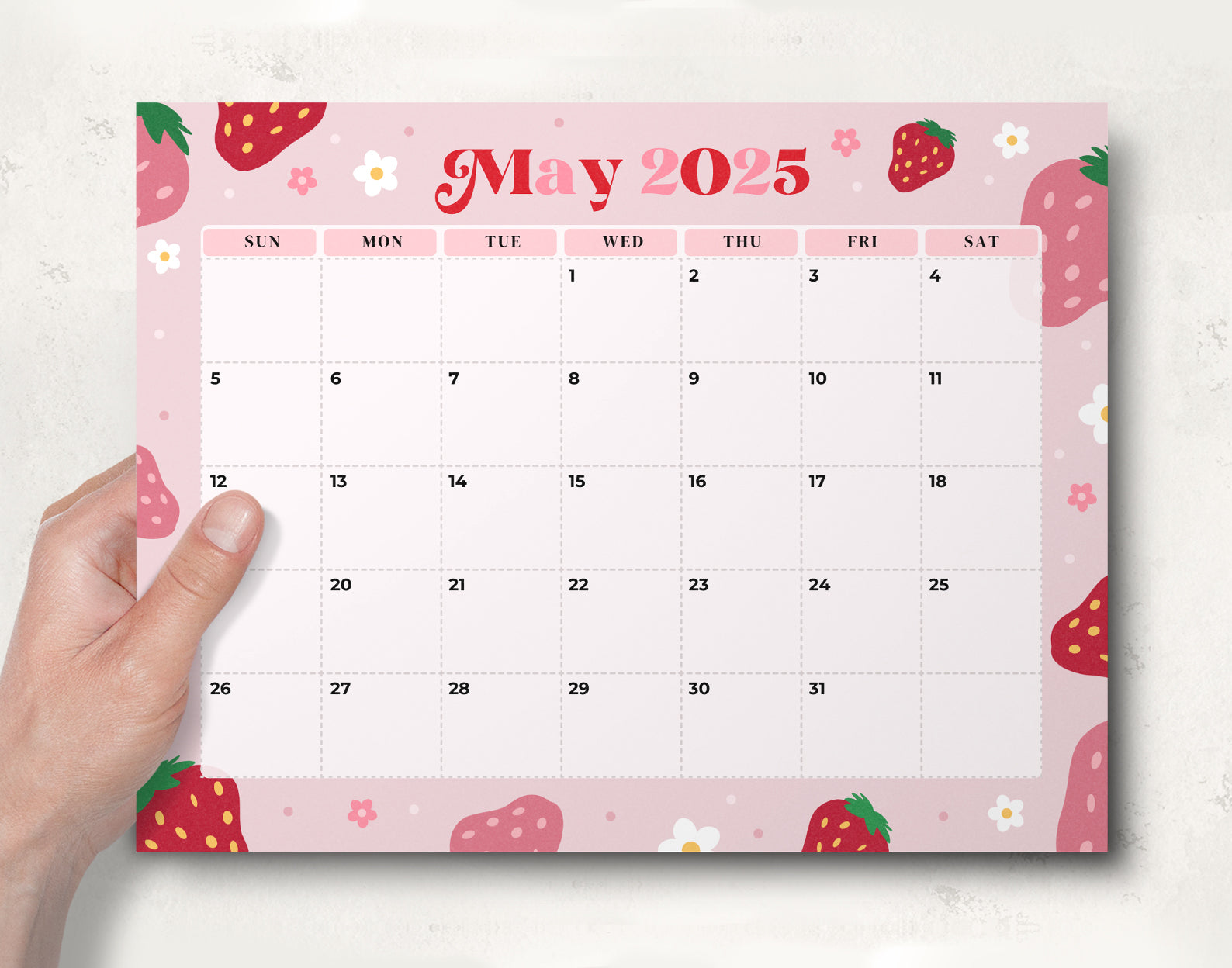 May 2025 Calendar Printable Etemply