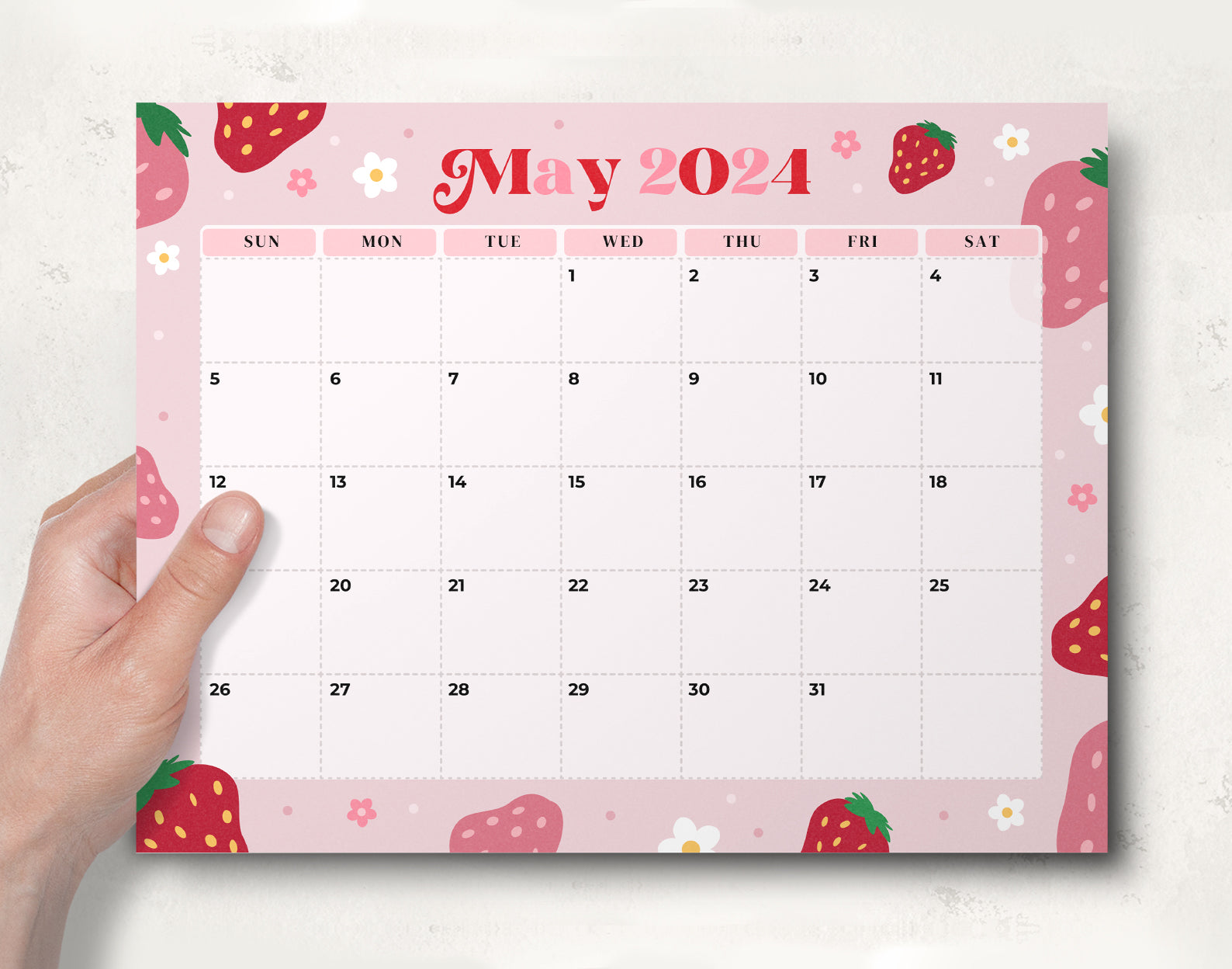 May 2024 Calendar Printable Etemply