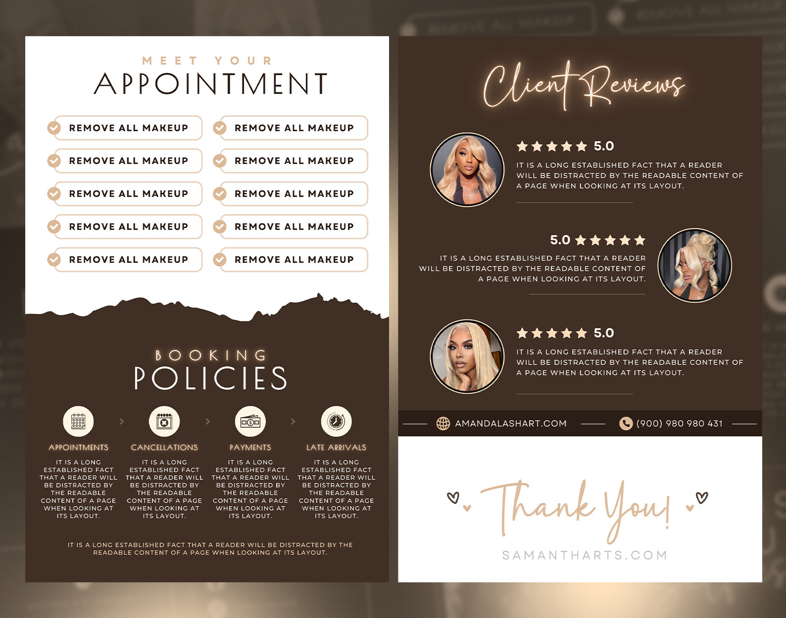 Boho Acuity Scheduling Template Etemply